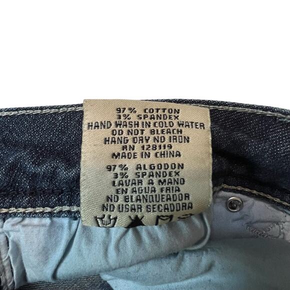 Grace in LA Jeans Size 13/30 Embellished Bootcut Rhinestone Pockets FLAW - Picture 4 of 15